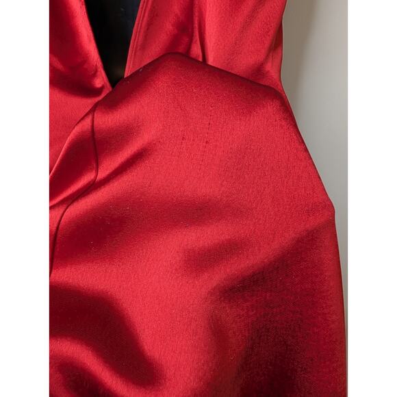 REISS Lucine Draped Cocktail Dress Red Valentine's Size S? See Measurements - Picture 9 of 16